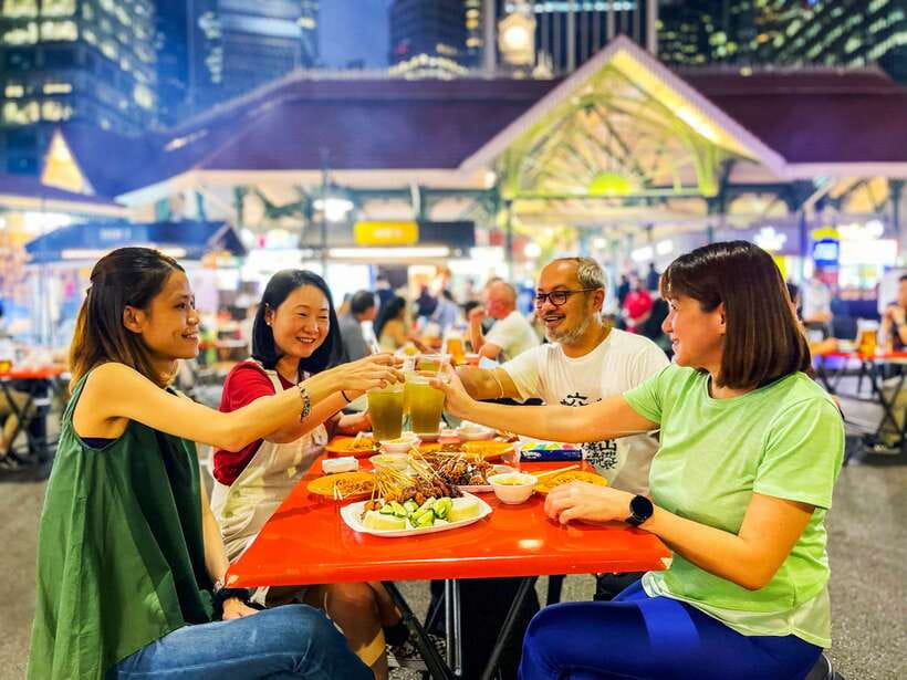 Singapore: Big Bus Night Tour by Open-Top Bus & Live Guide - Marina Bay from the open-top deck