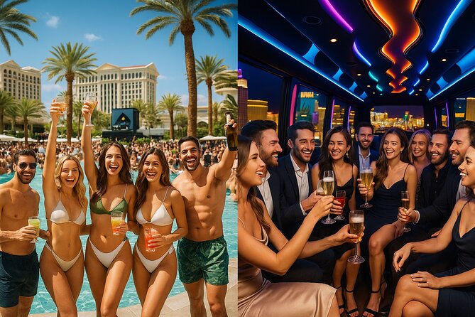 Skip-the-Line at Vegas Clubs with a Party Bus! - Why the party bus makes sense in Las Vegas