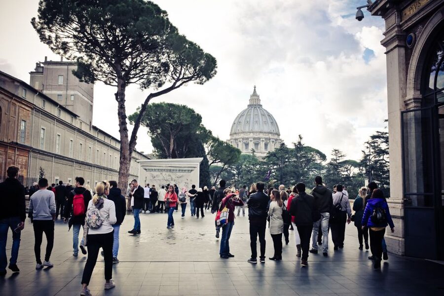 Skip-the-Line Vatican Entry & Panoramic Open Bus Tour - Entering the Vatican Museums without the usual queue
