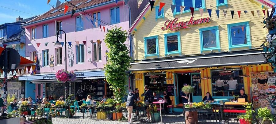Stavanger: City Highlights Bus and Walking Tour - Fargegaten, street art, and Stavanger’s playful side