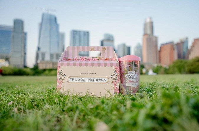 Tea Around Town Austin: Elegant Tea Bus Tour and Treats - Skyline photographs from the open-top deck