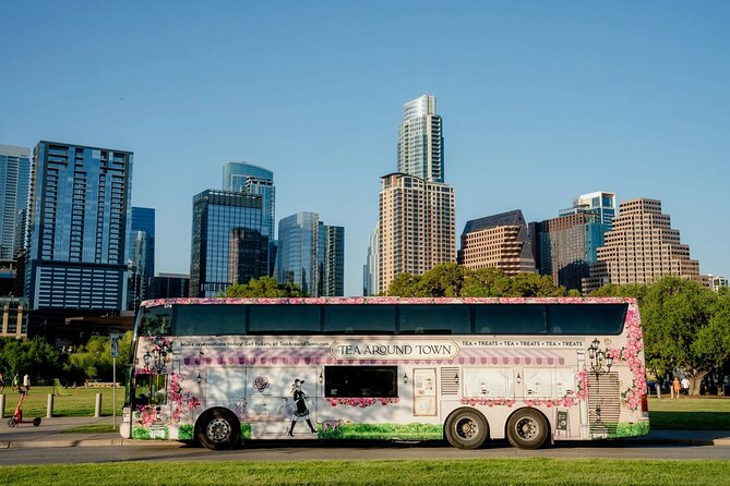 Tea Around Town Austin: Elegant Tea Bus Tour and Treats - The Capitol: pink granite and a grand first view
