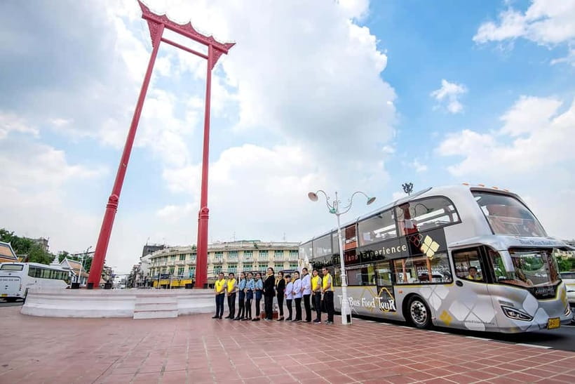 Thai Bus Food Tour Experience in Bangkok - From Wat Saket to the Democracy Monument