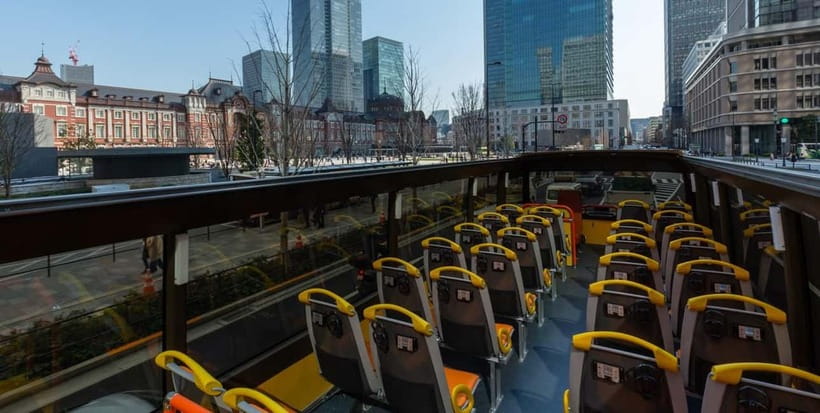 Tokyo: Open Top Panoramic Sightseeing Bus with Audio Guide - City Course: central Tokyo and the skyline