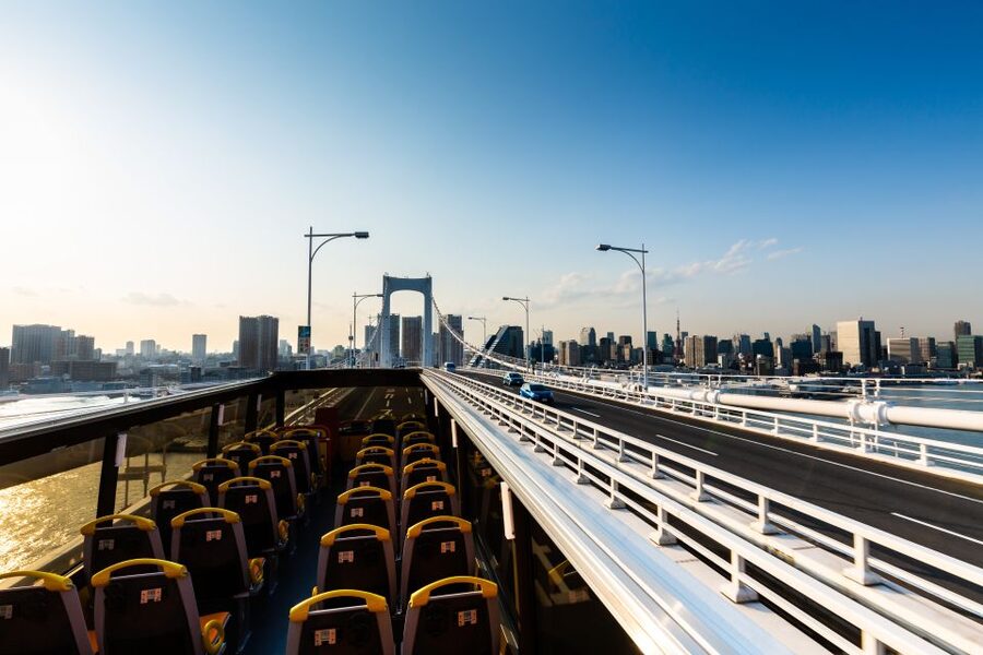 Tokyo: Open Top Panoramic Sightseeing Bus with Audio Guide - Open-top comfort depends on the forecast