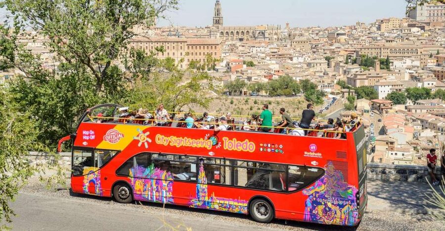 Toledo: City Sightseeing Hop-On Hop-Off Bus Tour & Extras - Start at the Alcázar, but check the temporary stop
