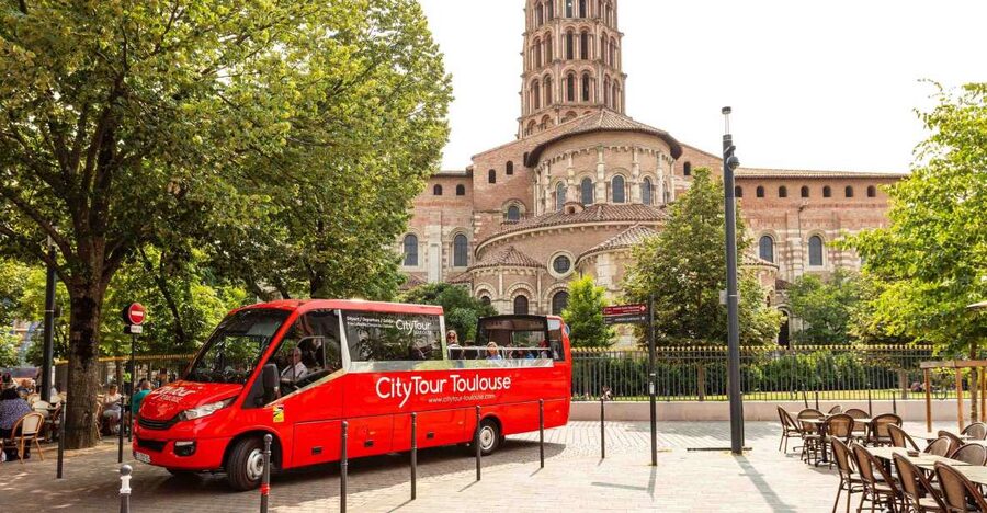 Toulouse: City Sightseeing Tour by Bus with Audio Guide - Key points at a glance