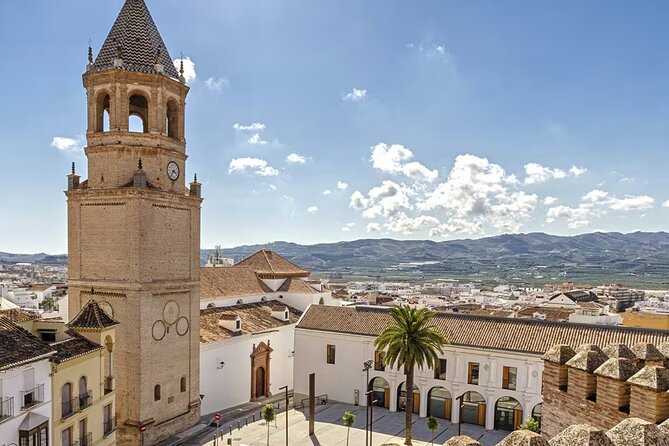 Tourist Bus Velez Malaga to Torre del Mar - Market streets and the final stops