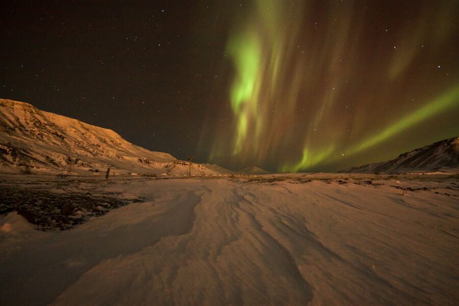 Tromso: Northern Lights Chase with Photo Package Included - Reaching the Finnish border