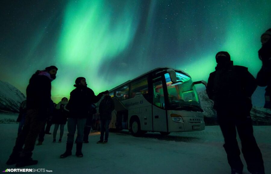 Tromso: Northern Lights Photography Tour by Bus (or miniBus) - Key points at a glance