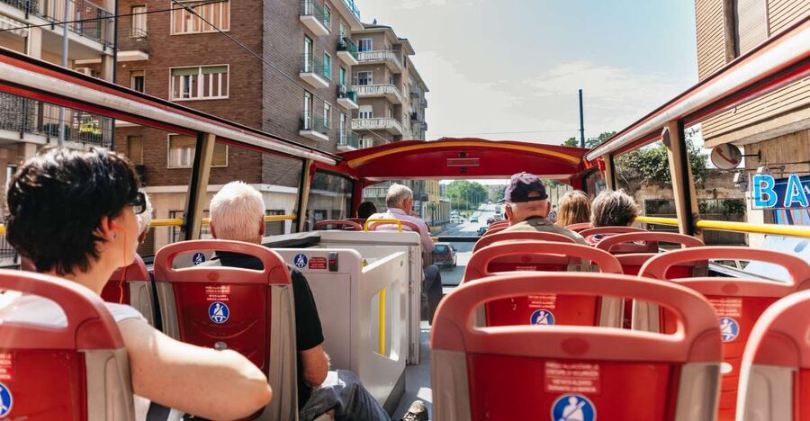 Turin: Hop-on Hop-off Bus Tour with 24 or 48-Hour Ticket - Red Line: Turin’s elegant historic center