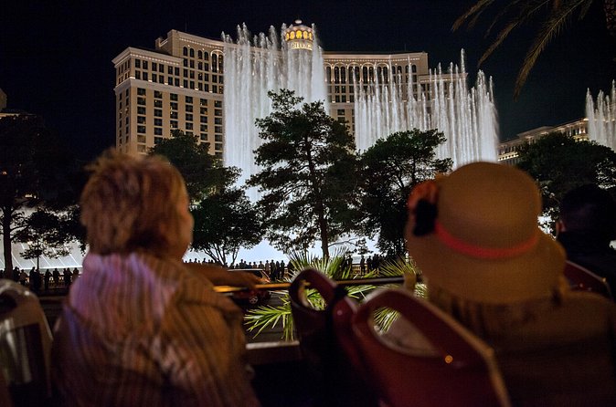Viator Exclusive: 10:15PM Las Vegas Night Tour by Open-Top Bus - Weather, seating, and comfort after dark