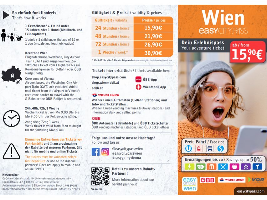 Vienna: EasyCityPass | City Card | Bus Metro Tram | Savings - What the user feedback tells you about real use