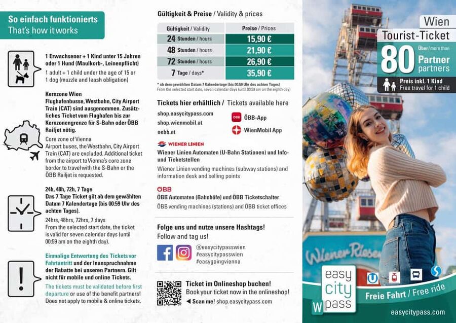 Vienna: EasyCityPass | City Card | Bus Metro Tram | Savings - Riding Vienna by subway, tram, and bus