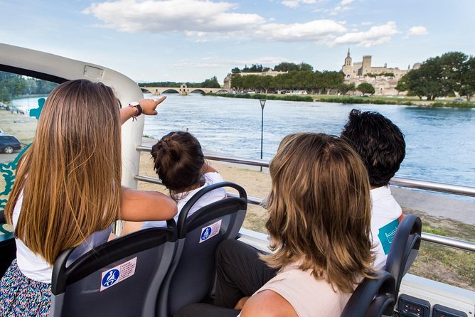 Visit Avignon and Villeneuve lez Avignon aboard a Double-Decker Bus - Audio, seating, and the pace of the ride