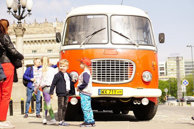 Warsaw City Sightseeing in a Retro Bus - Meeting at the Palace of Culture and Science