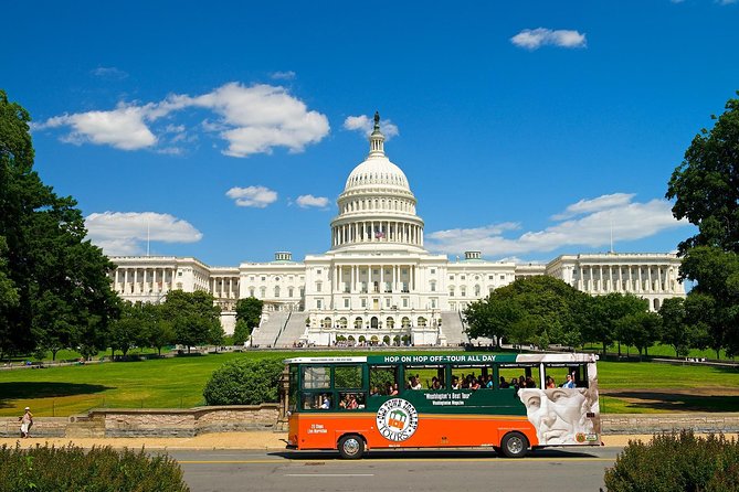 Washington DC Hop-On Hop-off Trolley Tour with 15 Stops - Start at Union Station and reach the Capitol
