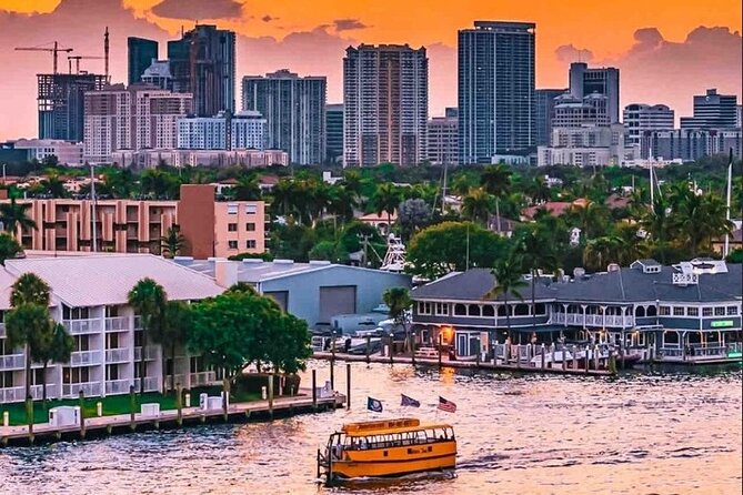 Water Taxi evening hop-on hop-off sunset sightseeing cruise - Stop 5: Fort Lauderdale Beach and Bahia Mar Marina Village