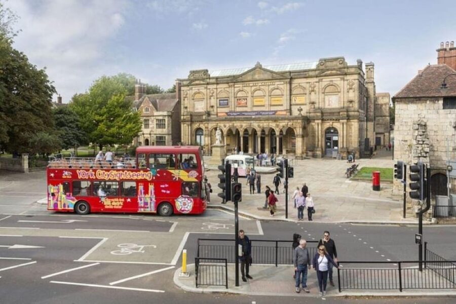 York Day Rail Tour from London Including Hop-on Hop-off Tour - Getting around York by sightseeing bus