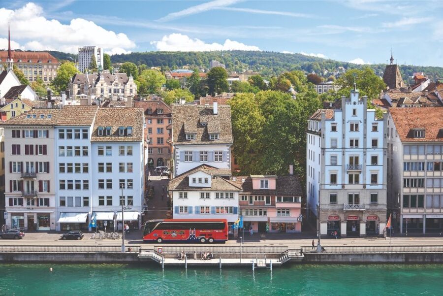 Zurich: City Bus Tour with Audio Guide and Lake Cruise - Zürichberg, the university quarter, and major museums